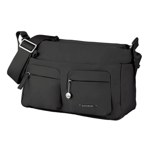 Samsonite Move 3.0 - Schultertasche M mit 2 Fronttaschen, 28 cm, Schwarz (Black) von Samsonite