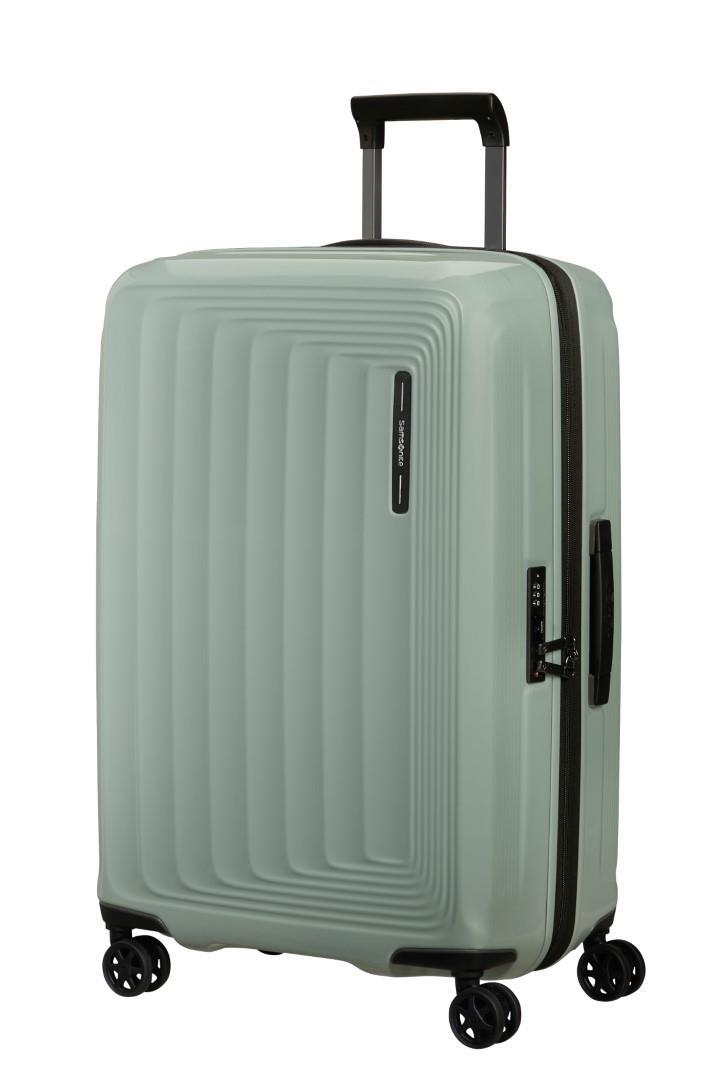 Samsonite - NUON 4Rad-Schalentrolley Spinner 69 Exp Metallic Mineral Green Grün - Gr. - 70 von Samsonite