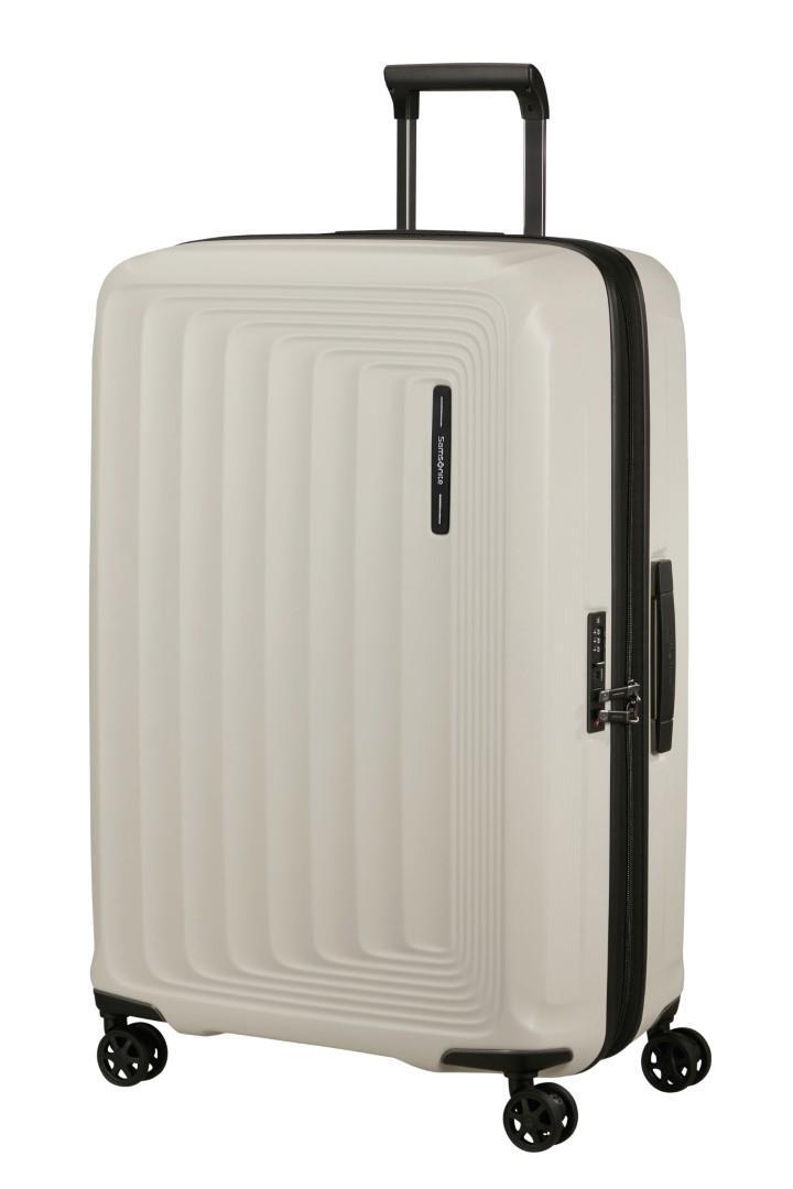 Samsonite - NUON 4Rad-Schalentrolley Spinner 75 Exp Matt Quartz Grau von Samsonite