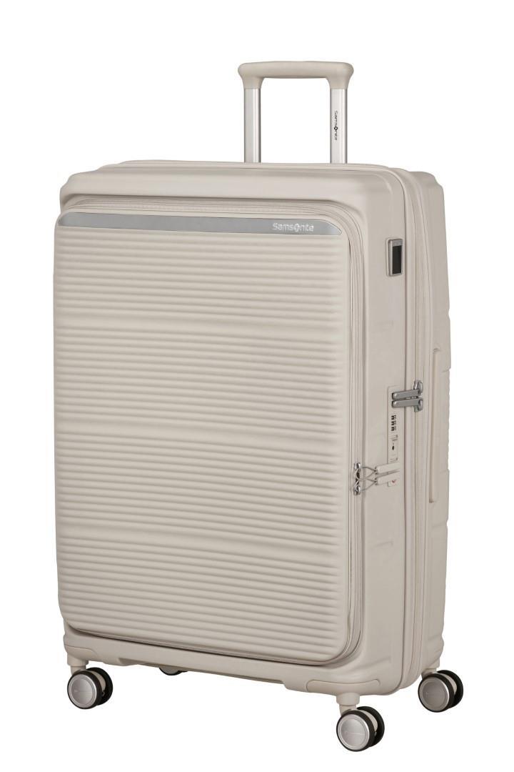 Samsonite - PARALUX HS 4Rad-Schalentrolley Spinner 75 Exp L Sp Stone Grey Grau von Samsonite