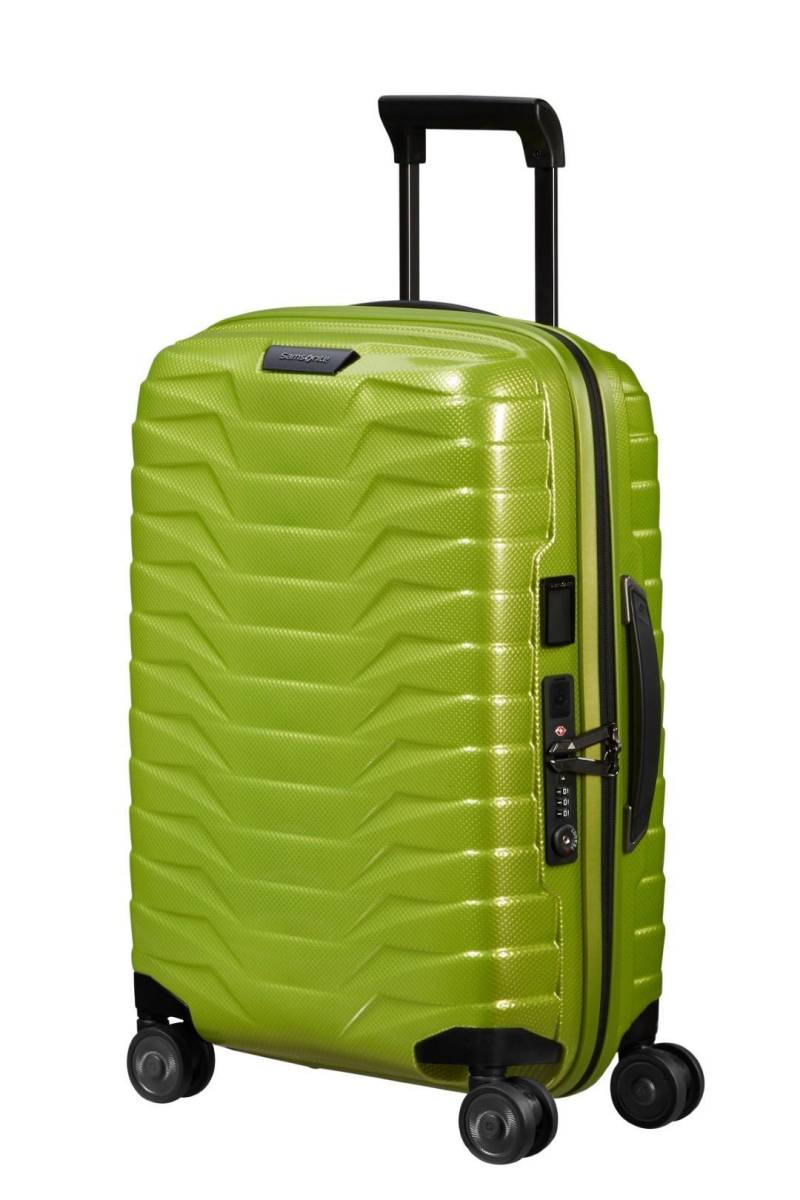 Samsonite - PROXIS 4Rad-Schalentrolley Spinner 55 Exp Lime Hellgrün - Gr. - 55 von Samsonite