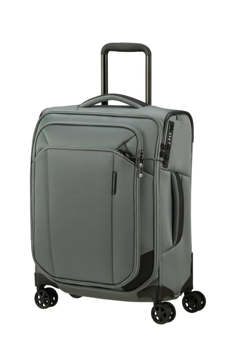 Samsonite - RESPARK 4Rad-Weichgepäcktrolley Spinner 55 Strict Sage Grey Silber von Samsonite