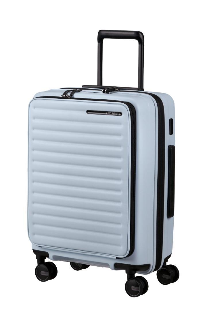 Samsonite - RESTACKD 4Rad-Schalentrolley Sp. 55 Exp Easy Access With Kit Glacier von Samsonite