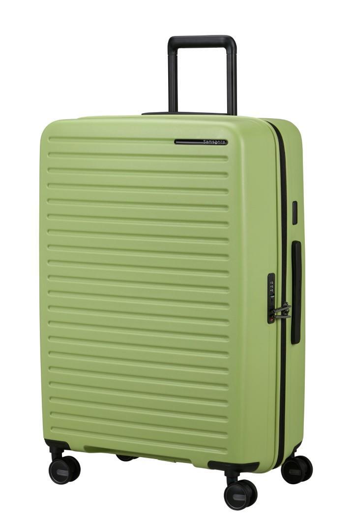 Samsonite - RESTACKD 4Rad-Schalentrolley Spinner 75 Exp With Packing Kit Wasabi Grün von Samsonite
