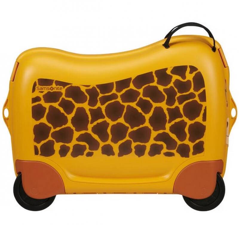Samsonite - Samsonite Dream 2GO Rider Kindertrolley 2,1kg 30l Giraffe G. Gelb von Samsonite