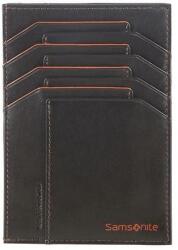 Samsonite - Samsonite Kartenetui mit RV-Münzfach und RFID-Schutz echt Leder schwarz rot Schwarz von Samsonite