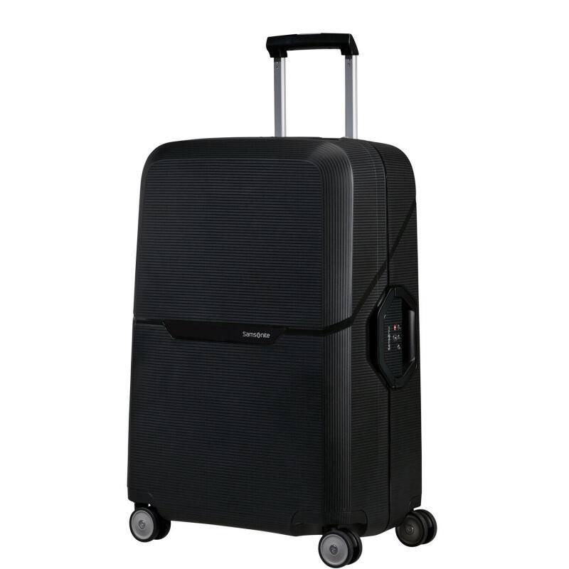 Samsonite - Samsonite Magnum Eco 4-Rad Trolley 69cm 3,8kg 82l graphite/silver Schwarz von Samsonite