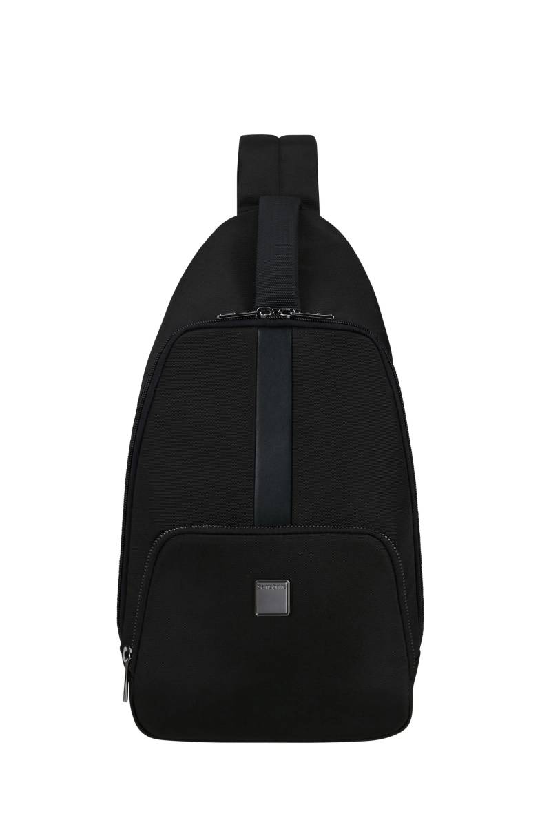 Samsonite - Samsonite - SACKSQUARE - SLINGBAG M - black black von Samsonite