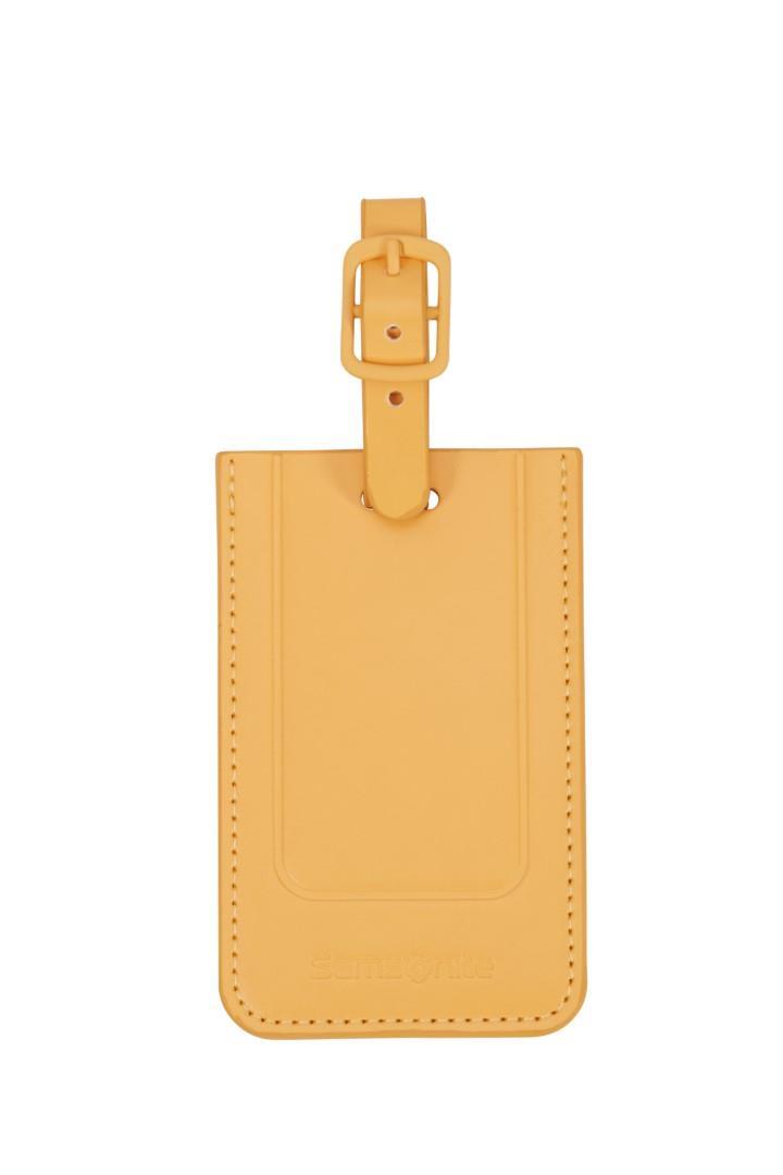 Samsonite - TA REVOLUTION Reisezubehör Rectangle Luggage Tag X2 Yellow Gelb von Samsonite
