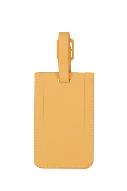 Samsonite - TA REVOLUTION Reisezubehör Rectangle Luggage Tag X2 Yellow Gelb von Samsonite