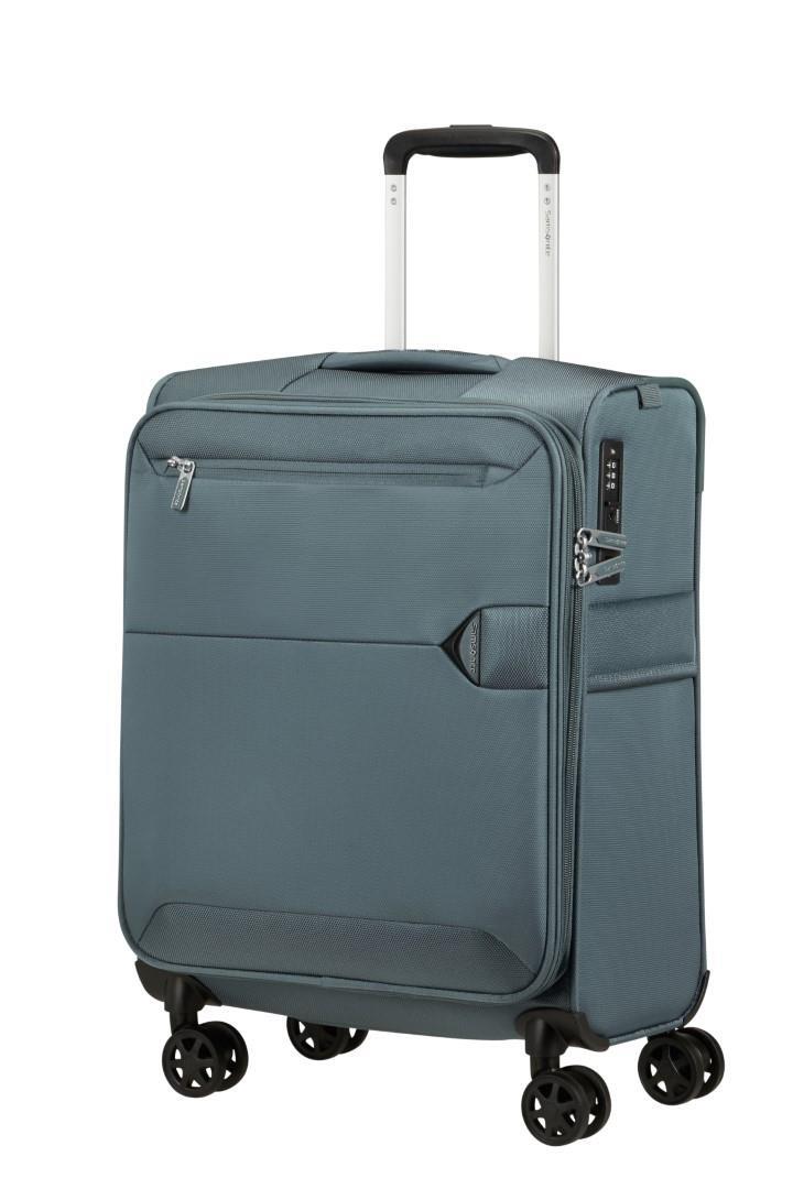 Samsonite - URBIFY 4Rad-Weichgepäcktrolley Spinner 55 Exp Dusty Blue Bleu von Samsonite