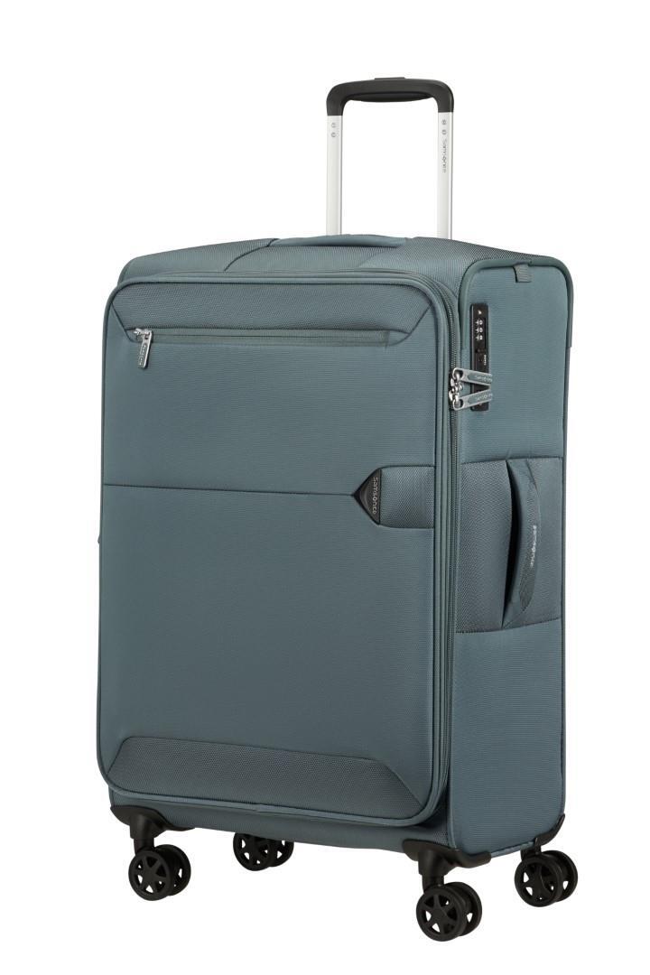 Samsonite - URBIFY 4Rad-Weichgepäcktrolley Spinner 68 Exp Dusty Blue Blau von Samsonite