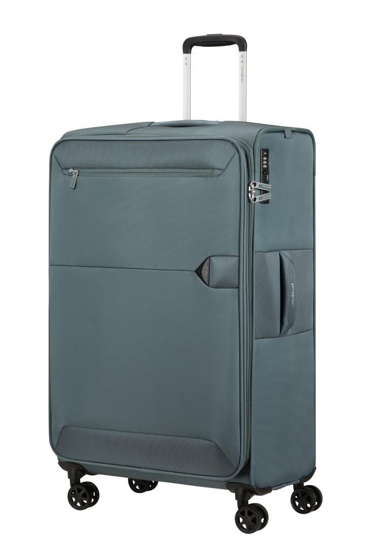 Samsonite - URBIFY 4Rad-Weichgepäcktrolley Spinner 78 Exp Dusty Blue Blau von Samsonite