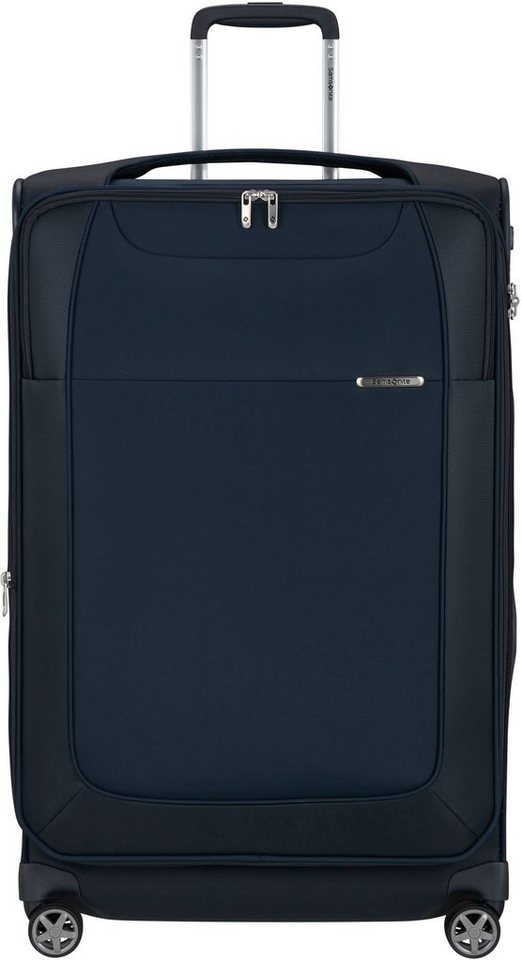 Samsonite Weichgepäck-Trolley D'Lite, Midnight Blue, 78 cm, 4 Rollen, Reisekoffer Großer Koffer Aufgabegepäck Volumenerweiterung von Samsonite