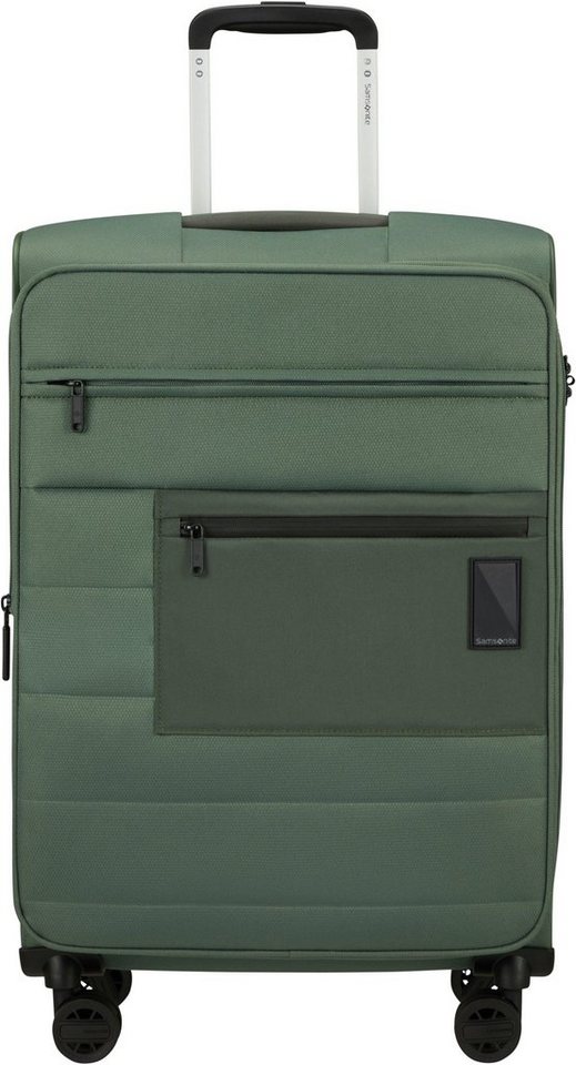 Samsonite Weichgepäck-Trolley Vacay, pistacho green, 66 cm, 4 Rollen, Koffer mittel groß Reisegepäck Volumenerweiterung TSA-Zahlenschloss von Samsonite