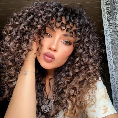 Samtress 14 Inch GoGo Curl Crochet hair Extensions 8 Packs Bohemian Short Crochet Braids with Curly Omber Brown Water Wave Braiding Hair Synthetic for Women (#T30) von Samtress