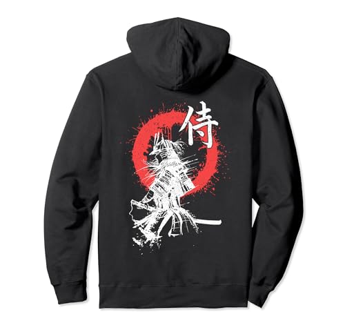 Samurai Design für Herren & Damen Geschenk Ronin Pullover Hoodie von Samurai Ronin Red Sun Kollektion