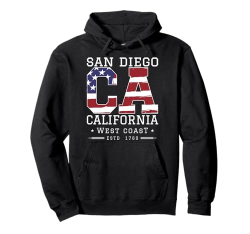 San Diego Shirts Geschenke für Frauen Herren Souvenir Amerikanische Flagge Pullover Hoodie San Diego Shirts Geschenke für Frauen Herren Souvenir Amerikanische Flagge Pullover Hoodie von San Diego California Vacation Co. Gift Tee