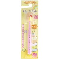 Sumikkogurashi Toothbrush with Sucker & Cap Tonkatsu 1 pc von San-X