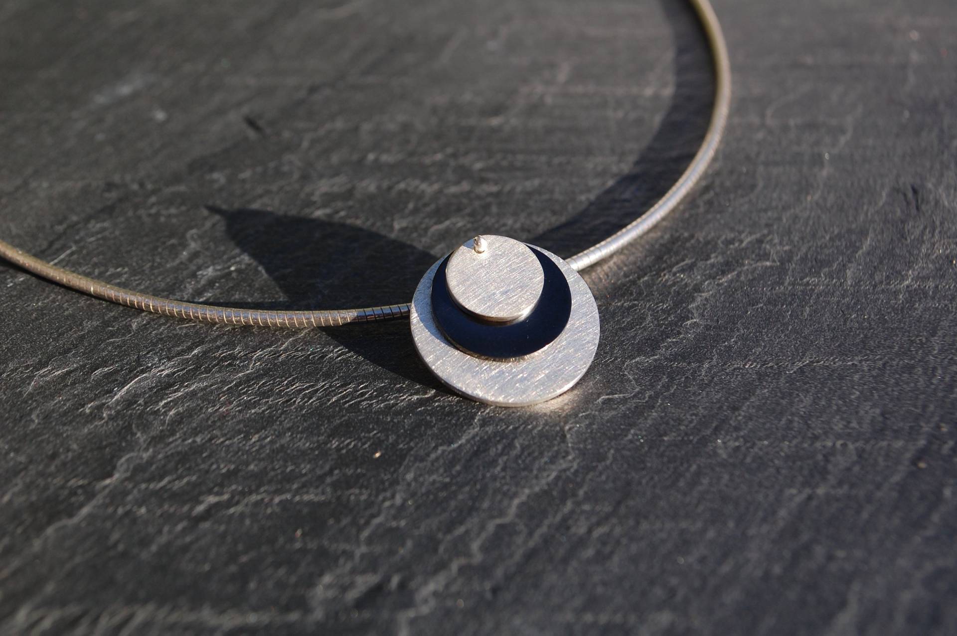 Silber Mit Schwarzen Zirkon-Ring Silber Mit Schwarzen Zirkon-Ring von SanJewelryDesignArt