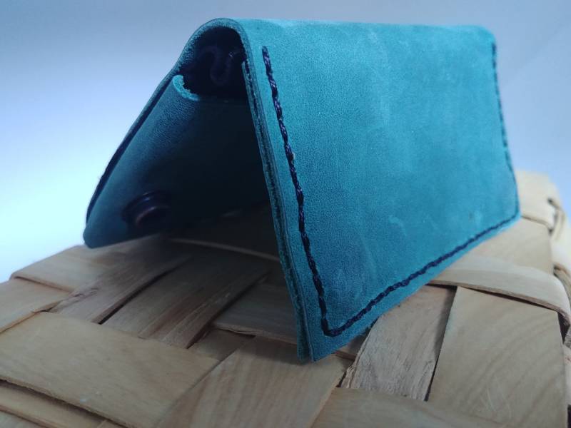 Leder Snap Brieftasche Leder Snap Brieftasche von SanJoaquinLeather