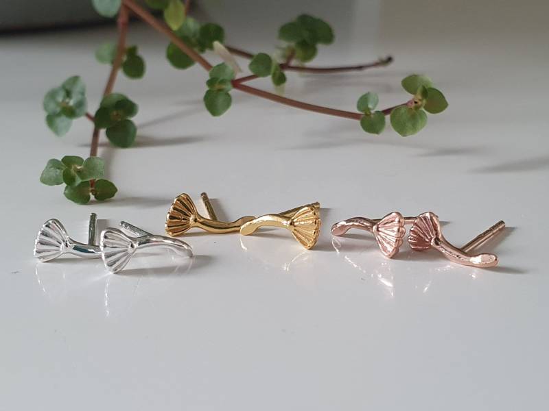 Ohrstecker Pusteblume 925Er Sterling Silber Vergoldet - Löwenzahn Ohrschmuck Ohrringe Boho Hochzeit Geschenk Für Sie von SanMikaDesign