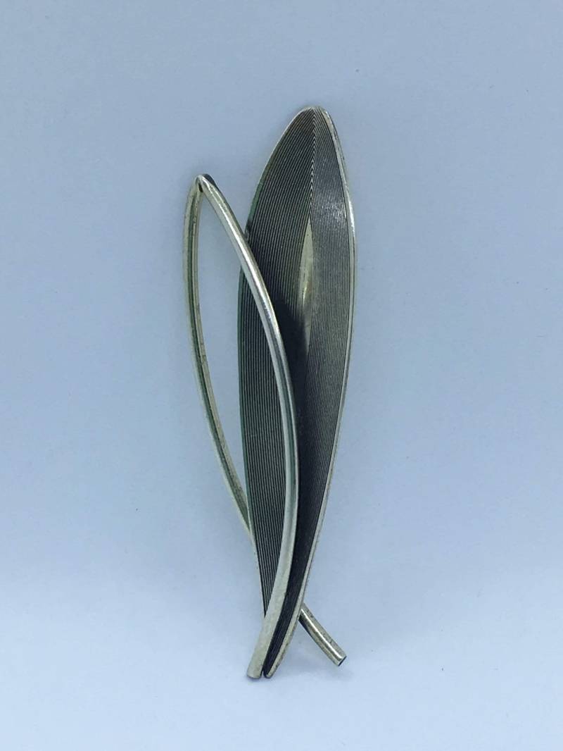 Jahrgang Beau Sterling Blatt Brosche Jahrgang Beau Sterling Blatt Brosche von SanNicosAntiques