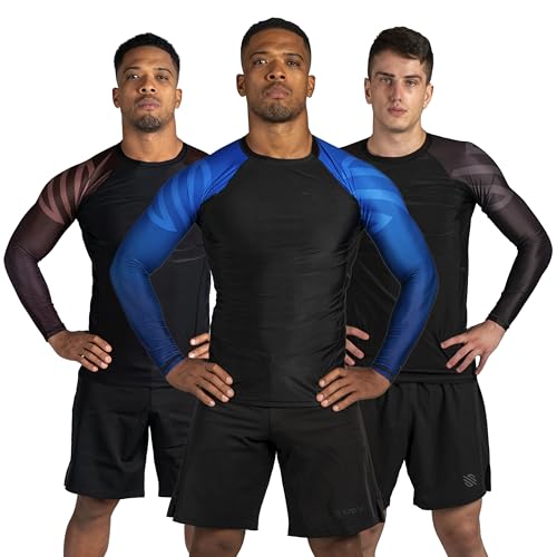 Sanabul Essential Langarm-Kompressions-Rashguard für MMA, BJJ, Wrestling, Grappling und No Gi Jiu Jitsu Rashguard von Sanabul