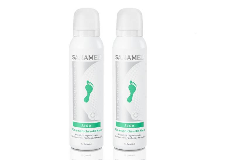 Sanamed Fußschaum Jade für anspruchvolle Haut von Sanamed