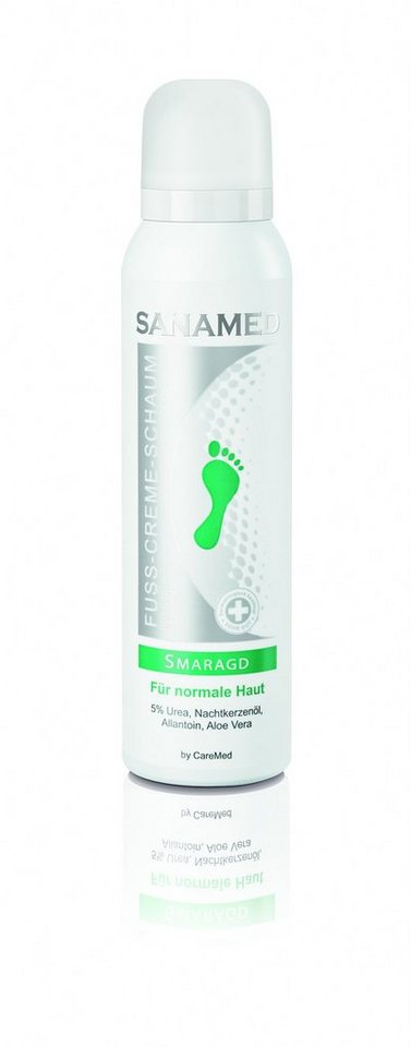 Sanamed Fußschaum Sanamed Fuß-Creme-Schaum "Smaragd" 150ml 2er Pack von Sanamed