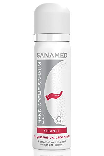Sanamed Granat Handcreme-Schaum Granatapfel mit Panthenol, 100ml von Sanamed