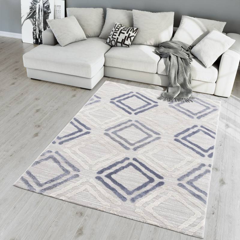 Sanat Teppich "Evra 7006" rechteckig 22 mm Höhe Wohnzimmer, Kurzflor, modern, Läufer von Sanat