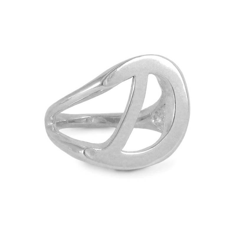 D Ring, Signet Sterling Silber Buchstaben Handgemachter Ring von SanazarRose