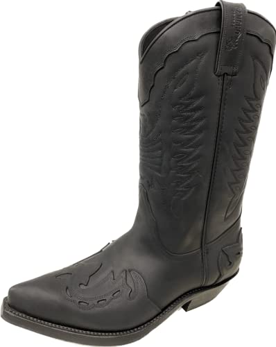 Sancho Boots Cowboydtiefel Westernstiefel 5119 Schwarz bereits besohlt (numeric_38) von Sancho