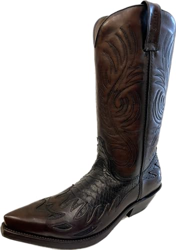 Sancho Boots Cowboystiefel Westernstiefel 6397 Phyton Imitat bereits besohlt (numeric_43) von Sancho