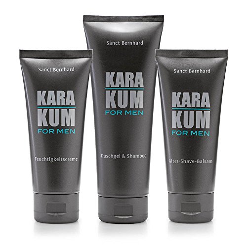 Sanct Bernhard KARAKUM for Men Set: After-Shave Balsam, Duschgel & Shampoo, Feuchtigkeitscreme 3 Stück Sanct Bernhard KARAKUM for Men Set: After-Shave Balsam, Duschgel & Shampoo, Feuchtigkeitscreme 3 Stück von Kräuterhaus Sanct Bernhard