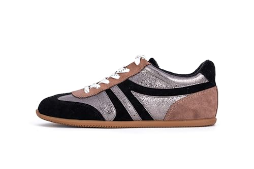 Sanctuary Lola Damen Sneaker, modische recycelte Gummisohle, Baumwollstoff, nachhaltiges Schuhwerk, F Pewter/Black/M, 38.5 EU Sanctuary Lola Damen Sneaker, modische recycelte Gummisohle, Baumwollstoff, nachhaltiges Schuhwerk, F Pewter/Black/M, 38.5 EU von Sanctuary