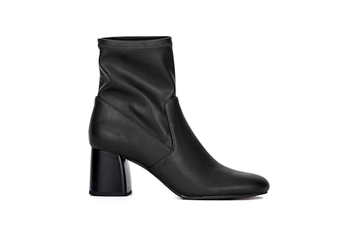 Sanctuary Rory Damen-Stiefel, stilvolle und bequeme Stiefeletten mit gepolsterter Innensohle, klobigem Absatz und seitlichem Reißverschluss, Schwarz, 37 EU Sanctuary Rory Damen-Stiefel, stilvolle und bequeme Stiefeletten mit gepolsterter Innensohle, klobigem Absatz und seitlichem Reißverschluss, Schwarz, 37 EU von Sanctuary