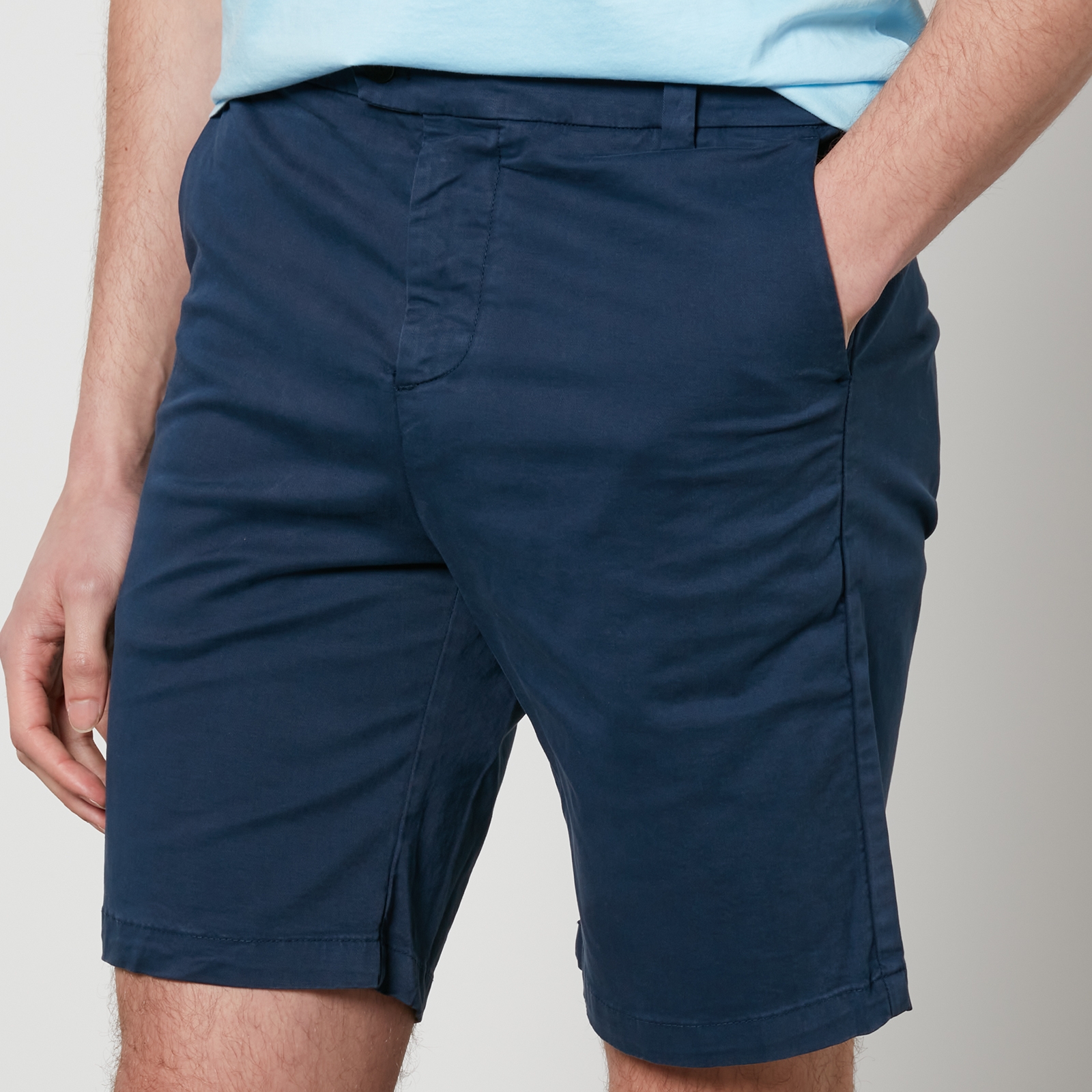 Sandbanks Organic Cotton-Blend Twill Chino Shorts - S von Sandbanks