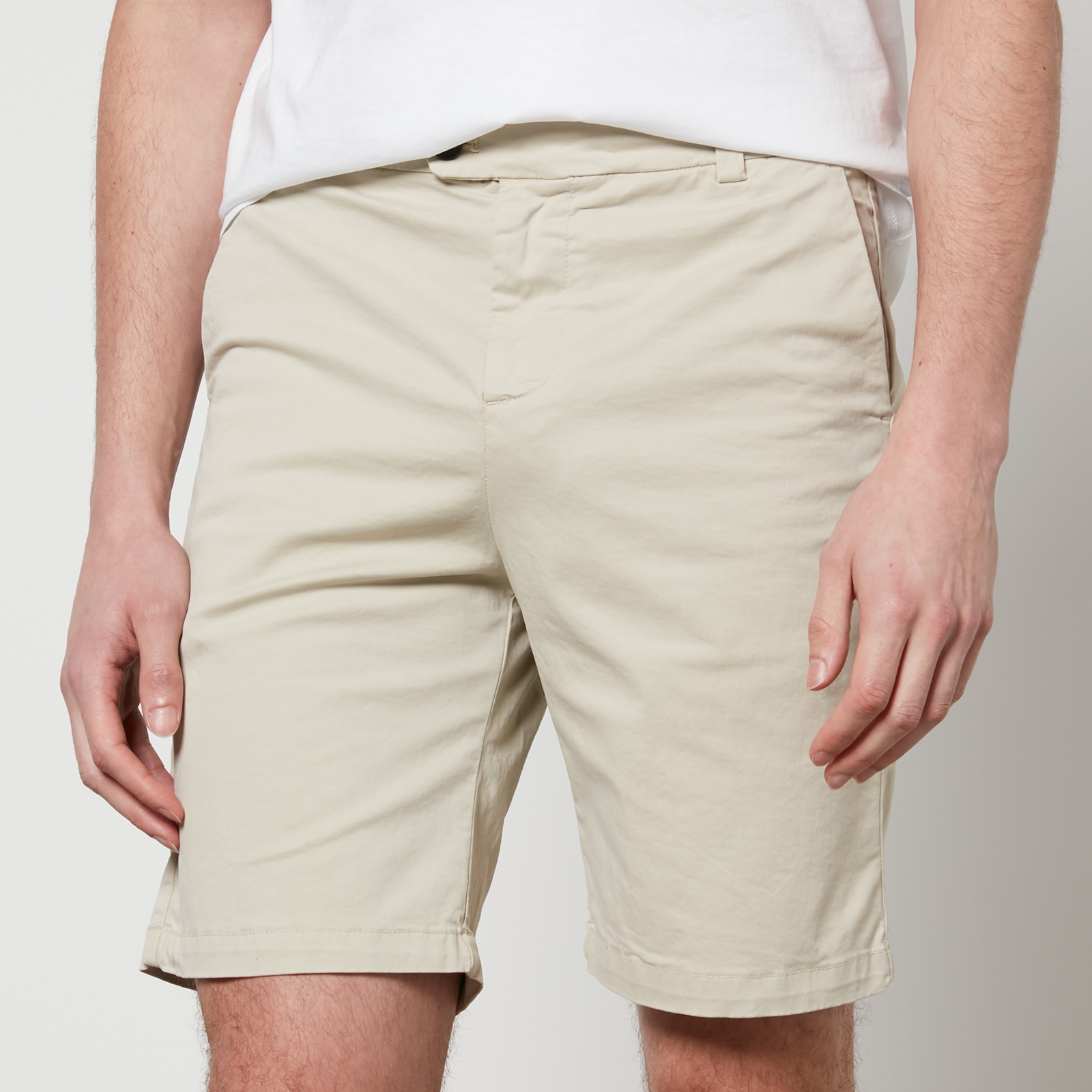 Sandbanks Organic Cotton-Blend Twill Chino Shorts - S von Sandbanks