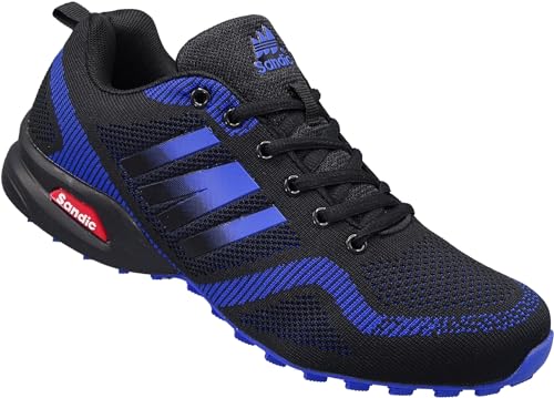 Herren Sportschuhe Sneaker Turnschuhe Laufschuhe Schuhe Nr. 2941 (Schwarz Royal, eu_Footwear_Size_System, Adult, Men, Numeric, medium, Numeric_43) von Sandic