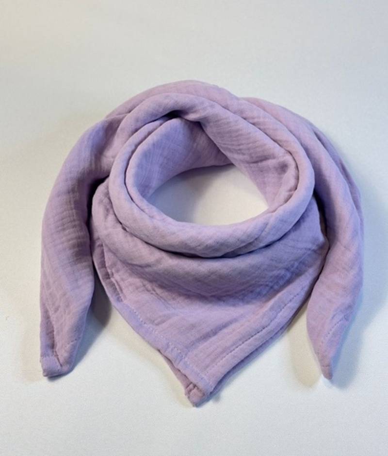 Sandiik Halstuch Musselin Halstuch für Kinder in Flieder von Sandiik