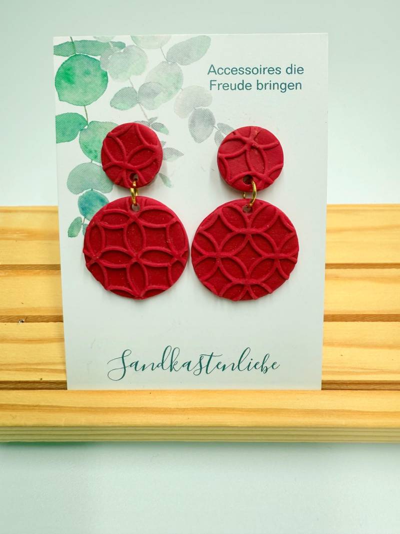 Polymer Clay Hängeohrringe Polymer Clay Hängeohrringe von SandkastenliebeCraft