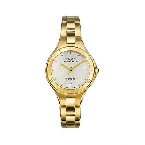 Sandoz Reloj 81370-97 Mujer Acero IP Dorado von Sandoz