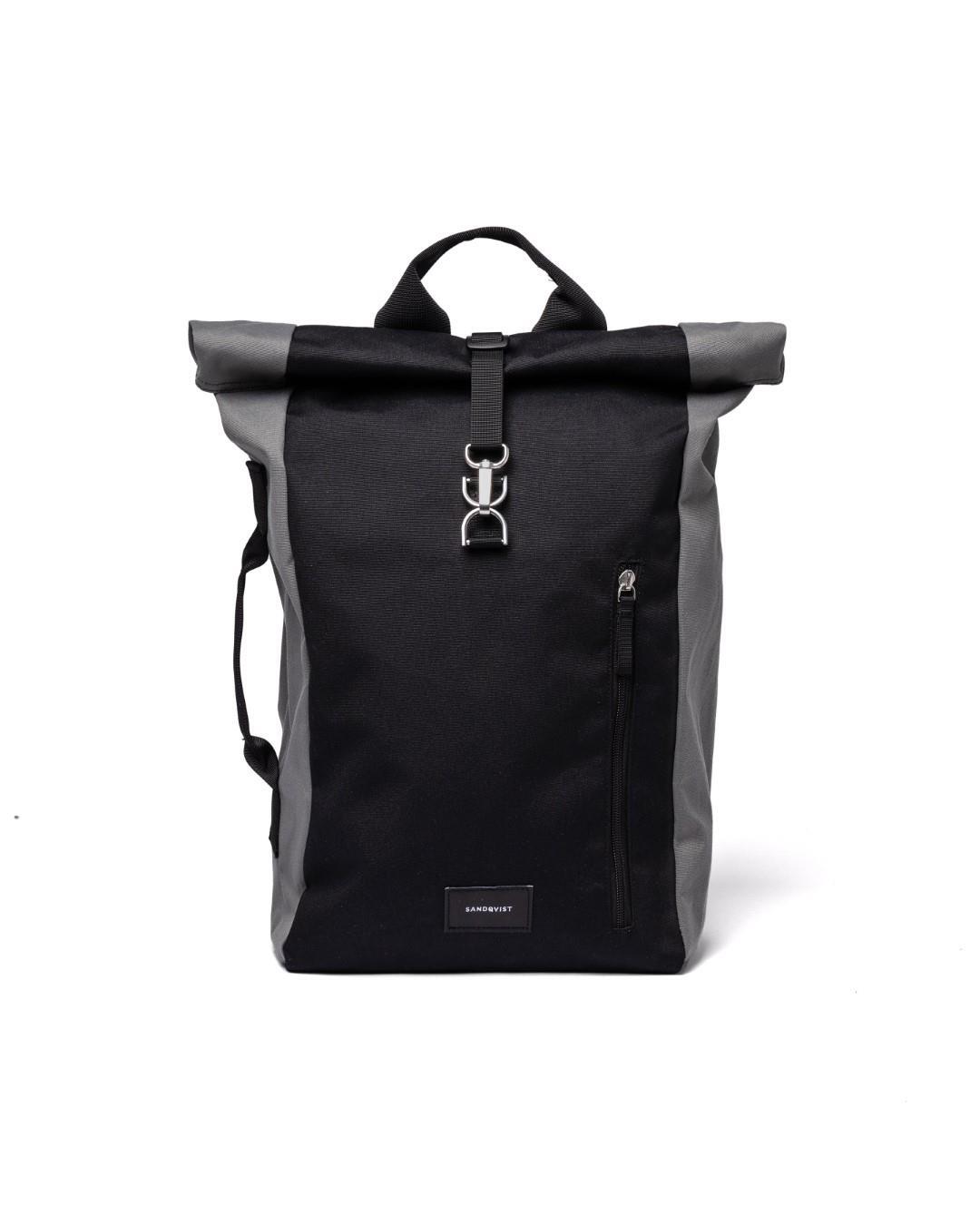 Sandqvist - Funktionsrucksack Dante Vegan Multi Black-Grey Schwarz von Sandqvist