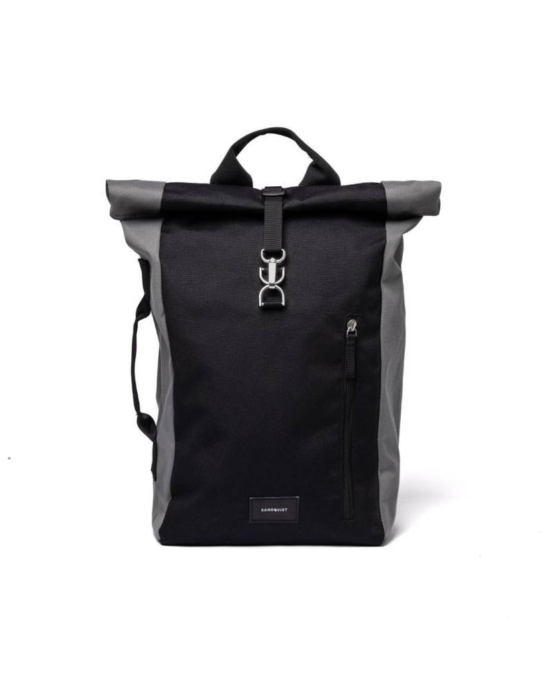 Sandqvist - Funktionsrucksack Dante Vegan Multi Black-Grey Schwarz von Sandqvist