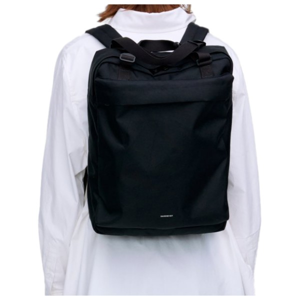 Sandqvist - Go 2-Way Tote Bag 17 - Daypack schwarz von Sandqvist