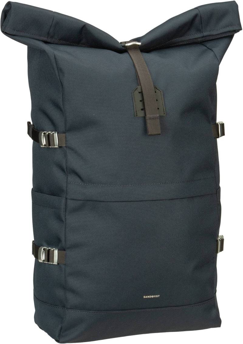 Sandqvist Icon Rolltop BP L  in Navy (31.5 Liter), Rolltop Rucksack von Sandqvist
