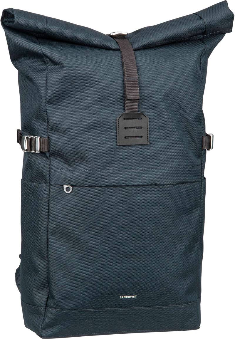Sandqvist Icon Rolltop BP M  in Navy (15 Liter), Rolltop Rucksack von Sandqvist