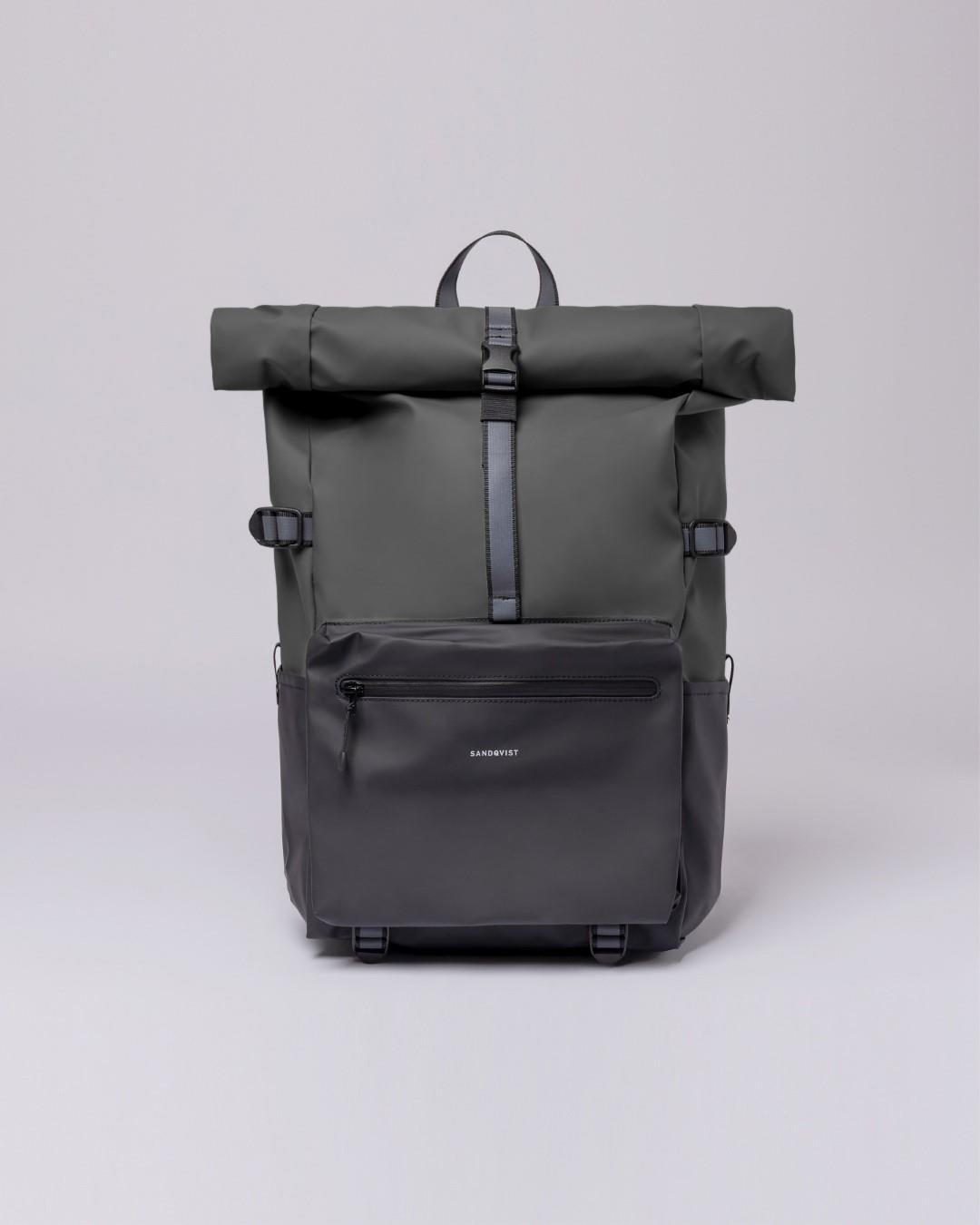 Sandqvist - Kurierrucksack Ruben 2.0 Multi Dark Schwarz von Sandqvist